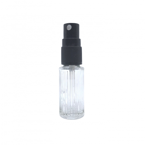 Parfumflesje glas rond spraymontuur
