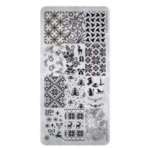 118612 Magnetic Stamping Plate 09 Christmas