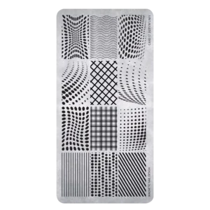 118620 Magnetic Stamping Plate 17 Dots and Lines