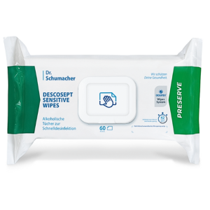 Descosept Wipes Sensitive - Biologisch afbreekbare desinfectie doekjes 100 st.