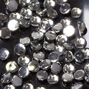117500 Magnetic Rhinestone Round Clear Small 100 pcs