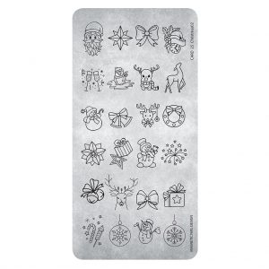 118630 Magnetic Stamping Plate 25 Christmas 3