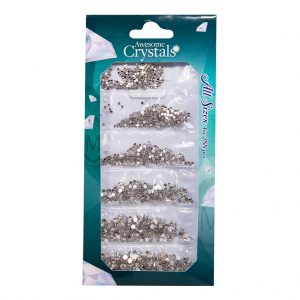 118706 Magnetic Awesome Crystals Clear 6 sizes x 288 stuks