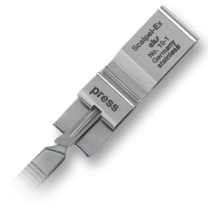 Scalpel-EX scalpel verwijderaar rvs mesafhaler- Veilig mesjes verwijderen