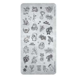 Magnetic Stamping Plate Xmas Time e