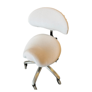 Badstof hoes voor tabouret zitting & rug - diverse kleuren