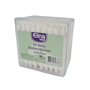 Wattenstaafjes Elina 55 stuks - Baby Wattenstaafjes