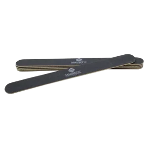 140062 Magnetic Emery Board Black 100-180 grit 10x