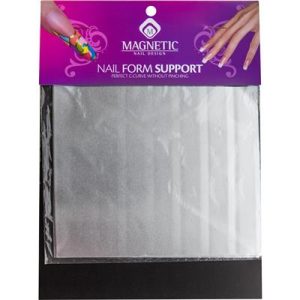 177010 Magnetic Aluminium Nail Form Support 4 sheets
