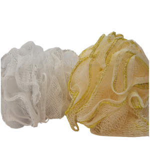 Elina Badspons Douche puff Goud of Zilver