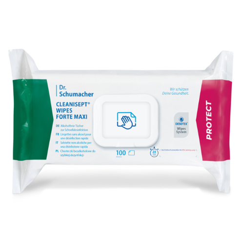 Cleanisept Forte Wipes Maxi - Desinfectie doekjes zonder alcohol 100 st - VOLUME DEAL 5+1 gratis