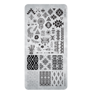 118666 Magnetic Stampingplate 63 Boho