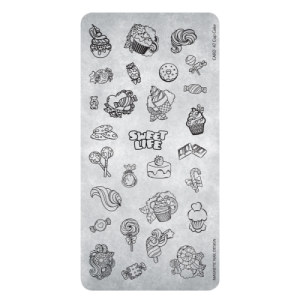 118650 Magnetic Stamping Plate 47 Cup Cake