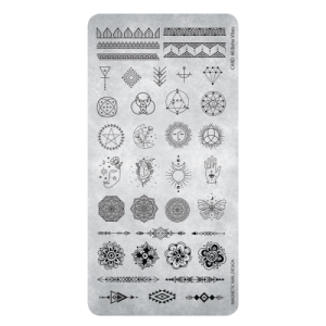 118651 Magnetic Stamping Plate 48 Boho Vibes