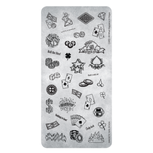 118652 Magnetic Stamping Plate 49 What Happens in Vegas