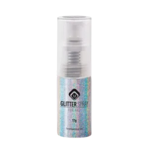 118057 Magnetic Glitter Spray Hologram Silver 17 gr