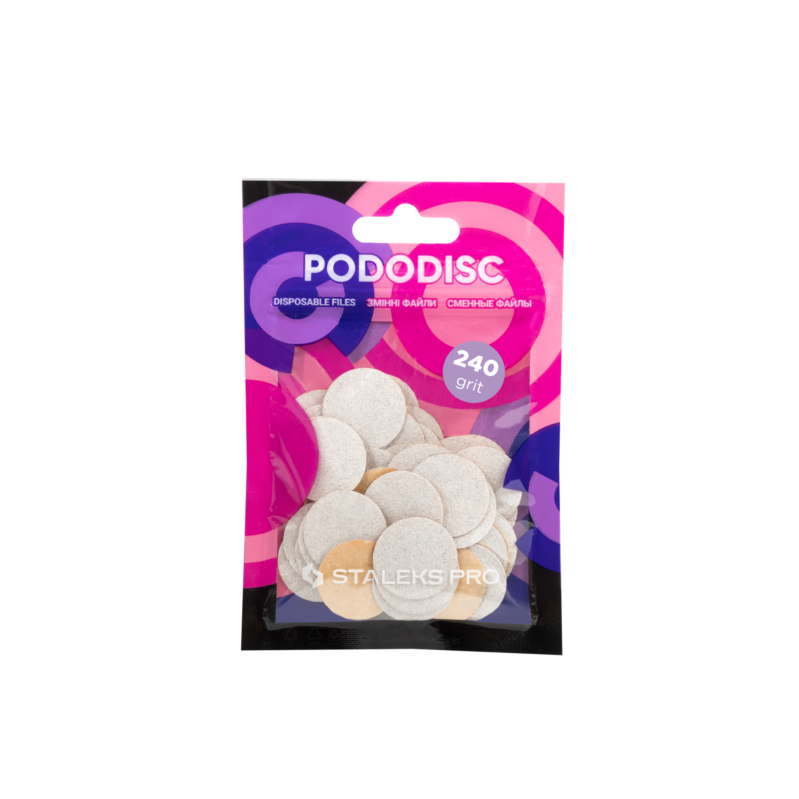 Pododisc Staleks Refill Pads M 240 grit 50x PDF-20-240W