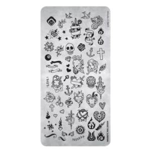 118614 Magnetic Stamping Plate 11 Tattoo