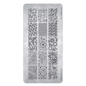 118617 Magnetic Stamping Plate 14 Hippie Summer