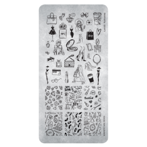 118668 Magnetic Stamping Plate 65 Fashionista