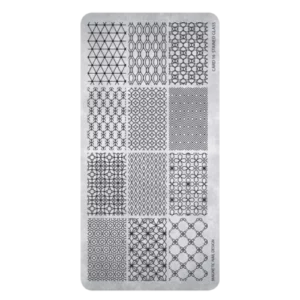 118619 Magnetic Stamping Plate 16 Stained Glass