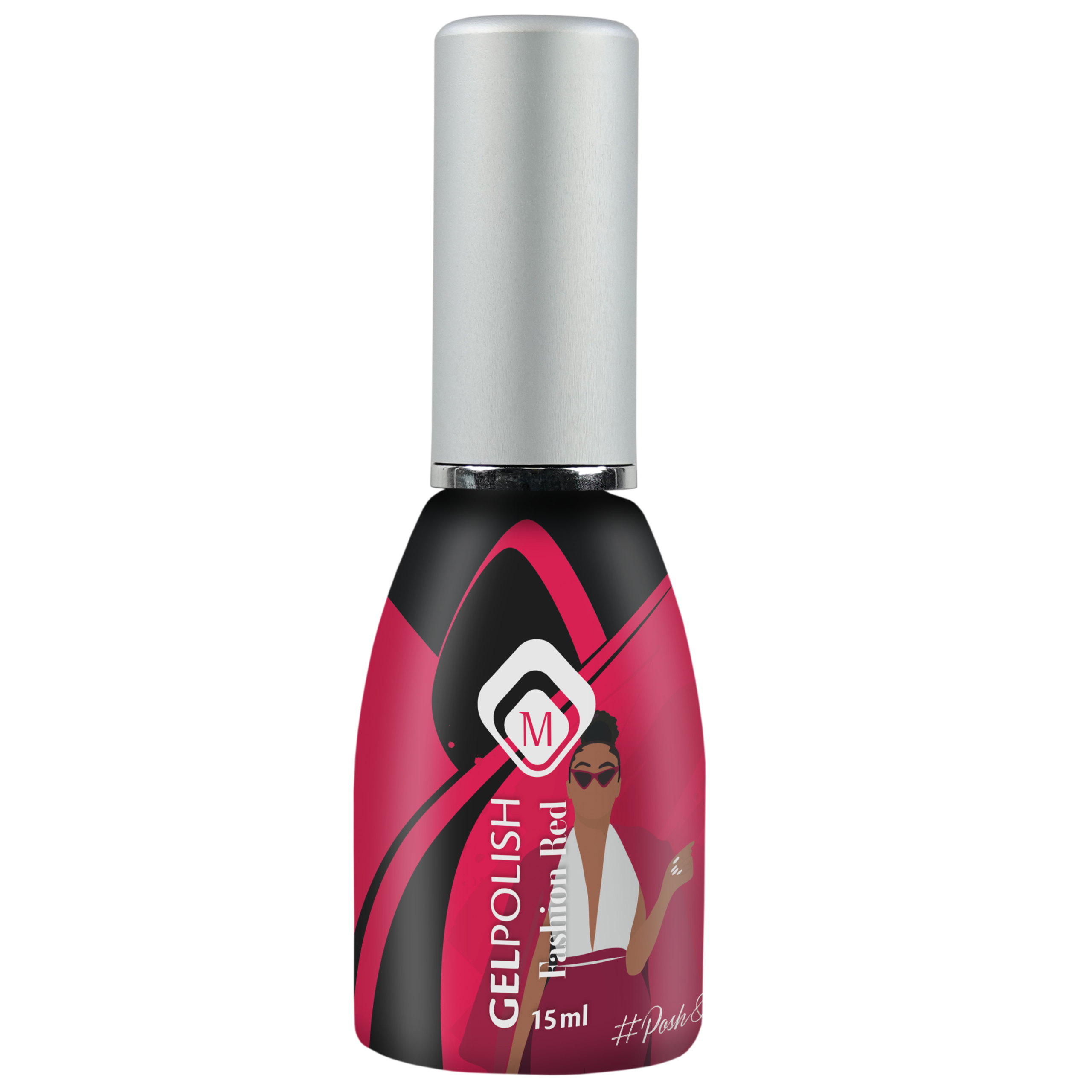 103561 Magnetic Gelpolish Fashion Red 15 ml - Posh & Pretty - Afbeelding 2