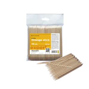 Orange Wood Sticks Staleks Pro 11 cm 100x