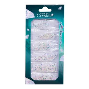 118708 Magnetic Awesome Crystals Transparant Ice 6 sizes x 288 st