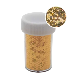 118231 Magnetic Transfer Foil Roll Holographic Gold Circle