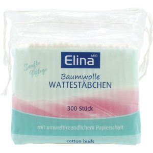 Wattenstaafjes Elina 300 st 100% katoen