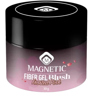 104193 Magnetic Fiber Gel Blush Frosted Pink 30 gr