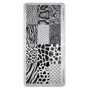 118672 Magnetic Stamping Plate 69 Animal Prints