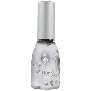 104025 Magnetic Matt Flakes Top Gel Silver TPO Free