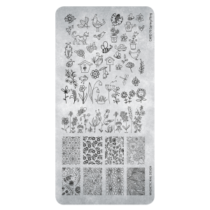 118682 Magnetic Stampingplate 79 Spring Fling
