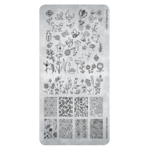 118682 Magnetic Stampingplate 79 Spring Fling