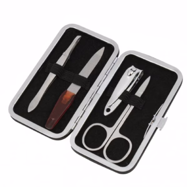 Elina Manicure set 4-delig in luxe zwarte etui - Afbeelding 2