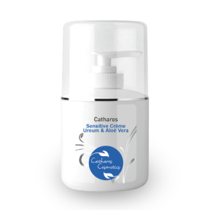 catharos cosmetics sensitive crème met 10% ureum en aloë vera 250 ml hand- en voetverzorging gevoelige huid handcrème met ureum voetcrème met ureum