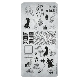 118679 Magnetic Stamping Plate 76 Music