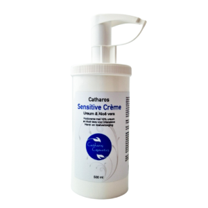 Catharos Sensitive creme 10% Ureum & Aloe Vera voor Hand- en Voetverzorging 500 ml