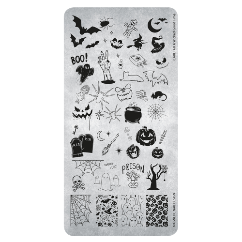 118671 Magnetic Stampingplate 68 A Wicked Good Time