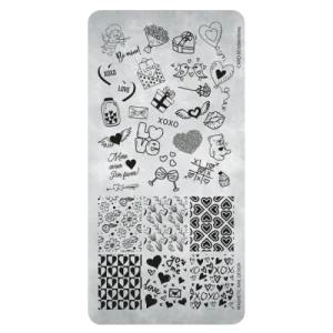 118683 Magnetic Stampingplate 80 Valentines