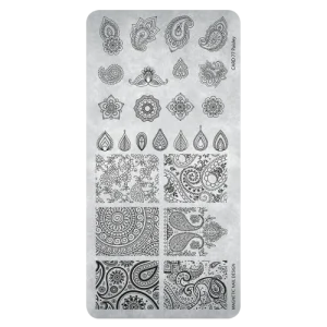 118680 Magnetic Stamping Plate 77 Paisley