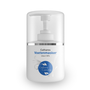 catharos cosmetics voetenmasker 50% ureum 250 ml voor droge voeten en eelt