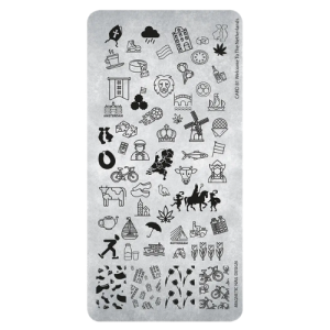 118684 Magnetic Stamping Plate 81 Welcome to the Netherlands