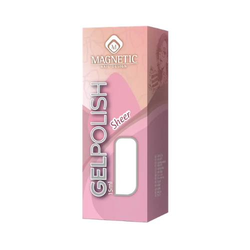magnetic nail design103638 sheer gelpolish candy gelpolish 15 ml voor nagelstylisten bij natuurlijke salonlooks en subtiele kleuraccenten.