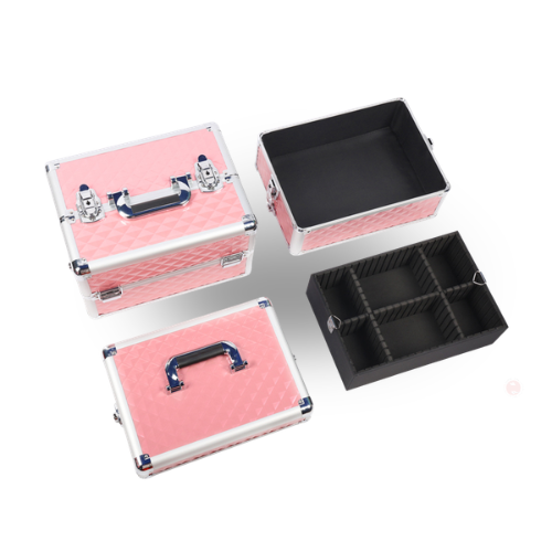 PraktijkPro Roze beauty trolley met afneembare beautycase