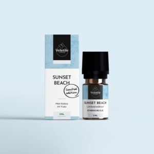 volatile sunset beach etherische oliën mix 5 ml limited edition in glazen flesje