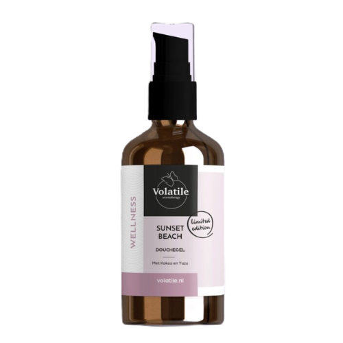 volatile sunset beach douchegel 100 ml limited edition in fles