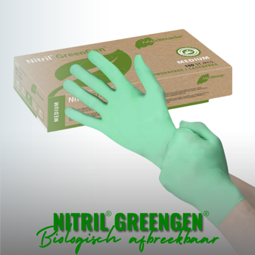 nitril greengen biologisch afbreekbaar handschoen