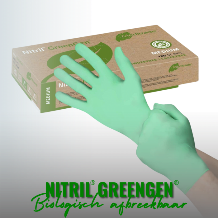 nitril greengen biologisch afbreekbaar handschoen